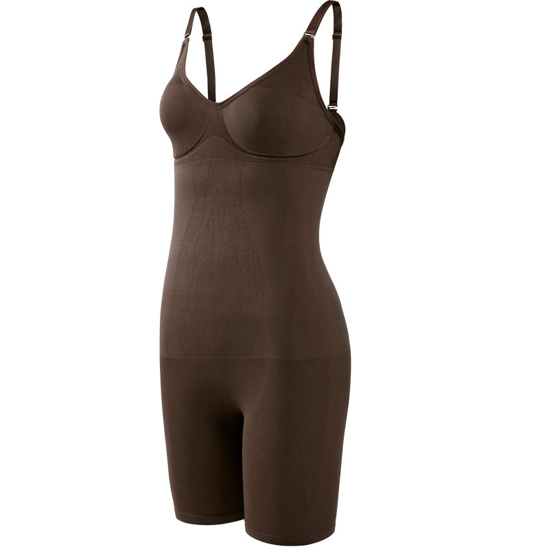 Picture of European and American Body-Shaping Jumpsuit Abdomen-Tight Waist-Tight Chest-Gathering Tight Waist-Lifting Hip Seamless Body-Shaping Jumpsuit