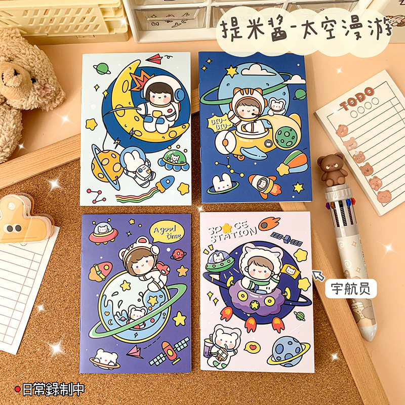 Picture of Cute small notebook office supplies notepad student stationery portable mini notebook note pad soft copy