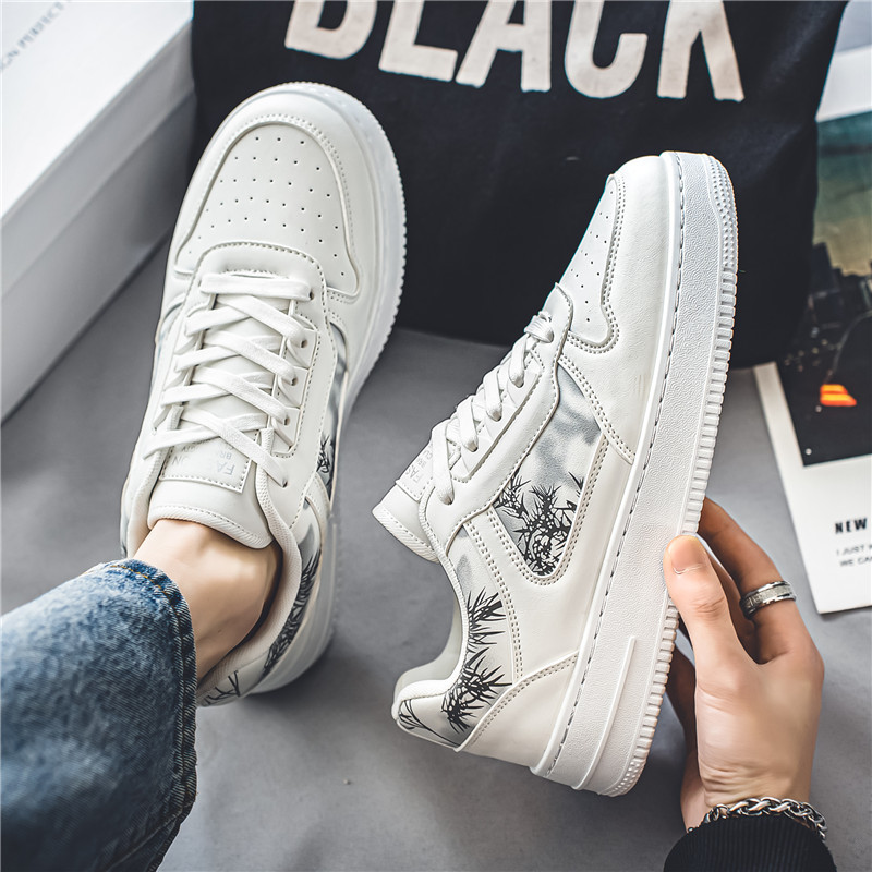 Popular online popular men's shoes 2024 New versatile casual sneakers spring student sports niche original white fashion shoes