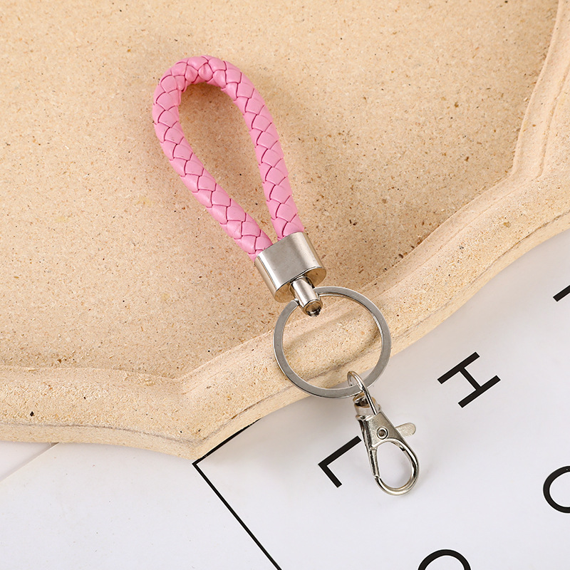 Picture of Carefully Selected Cross-Border Leather Rope Keychain Pendant Car Keychain Pendant Metal Accessories Jewelry Small Gifts Wholesale