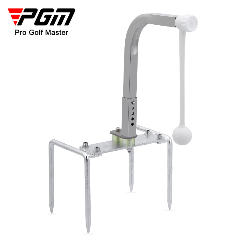 Picture of Pgm Golf Ground-Mounted Swing Training Device 360 ° Rotating and Adjustable Height Portable Golf Supplies Golf