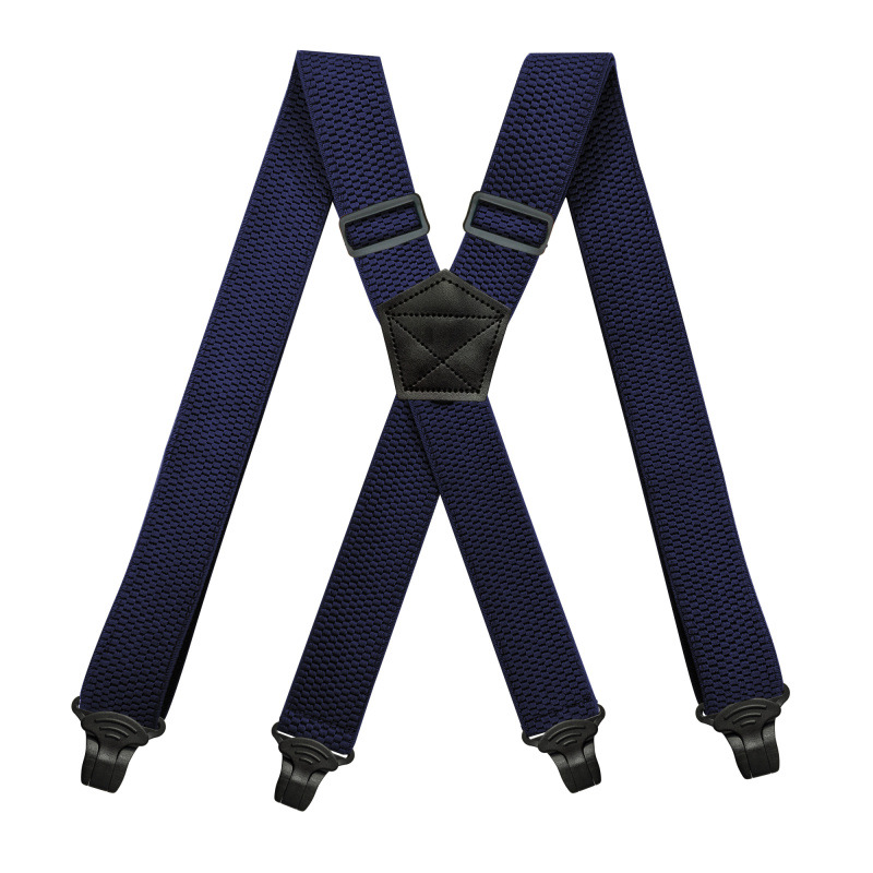 Picture of Dou Meng Cross-Border Supply Unisex Adult 4-Clip Elastic Suspender Clip 3.8cm Corn Pattern Elastic Suspenders