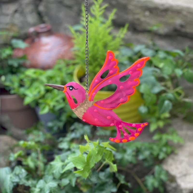 Picture of Metal Hummingbird Garden Decor Metal Hummingbird home Garden decoration Mother's Day gift