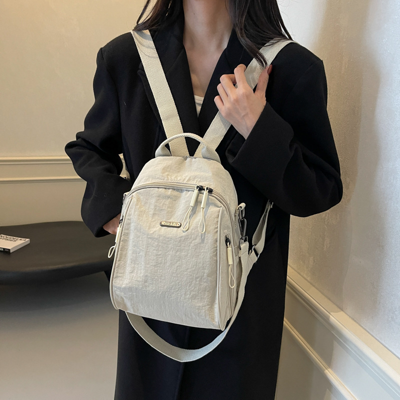 2024 New Style Fashionable Nurable Schoolbag Large Capacity Travel Trendy Backpack Women's Crossbody Bag Lightweight Shoulder Bag