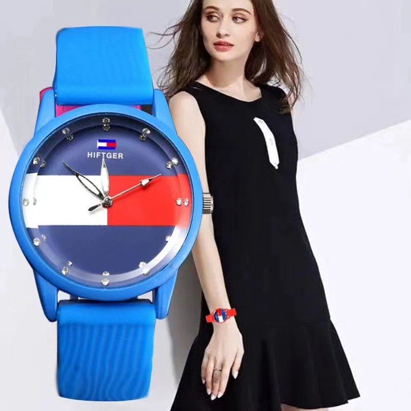 Foreign trade simple fashion silicone couple watch cross-border hot sale quartz watch gift watch manufacturer in stock wholesale