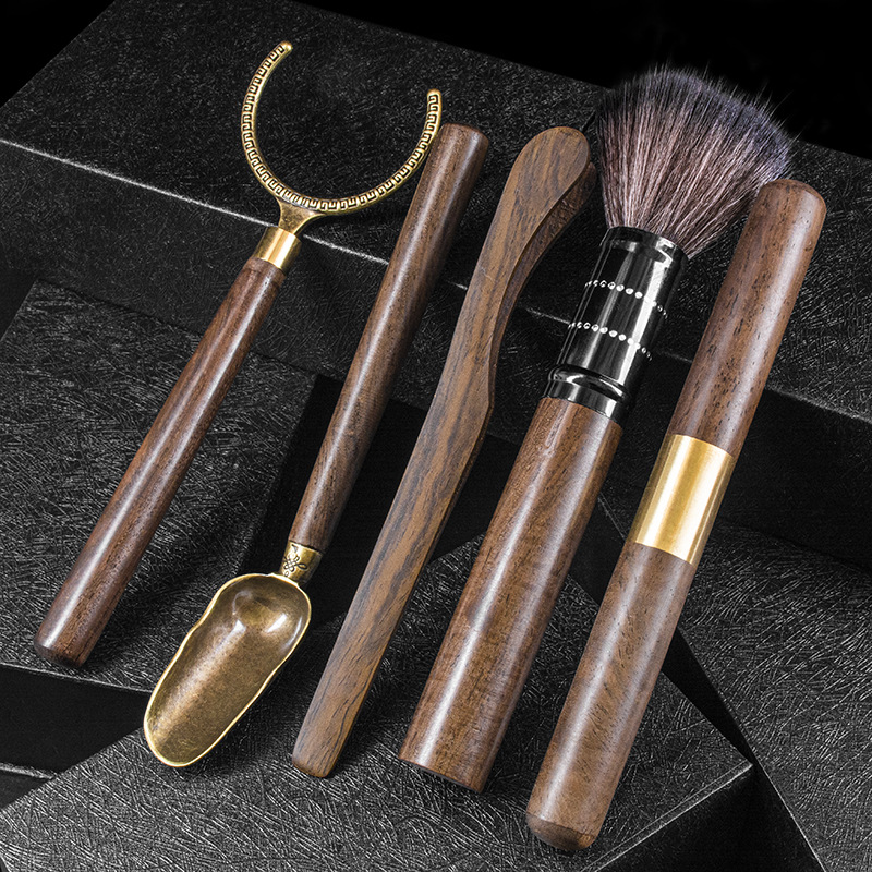 Ebony tea clip kung fu tea set clip accessories tea clip tea tweezers tea cup clip tweezers tea clip