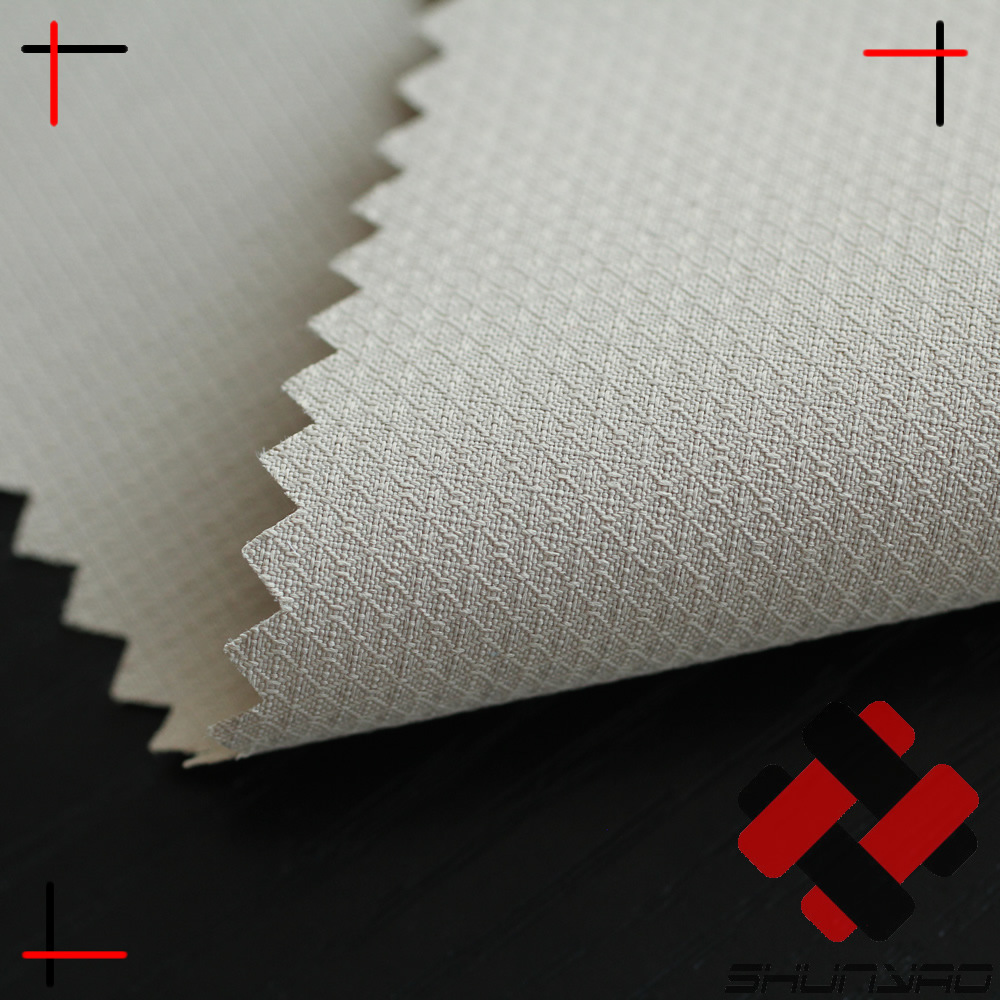 Shunyao Jacquard Polyester Pongee Checkered Ripstop Polyester Fabric