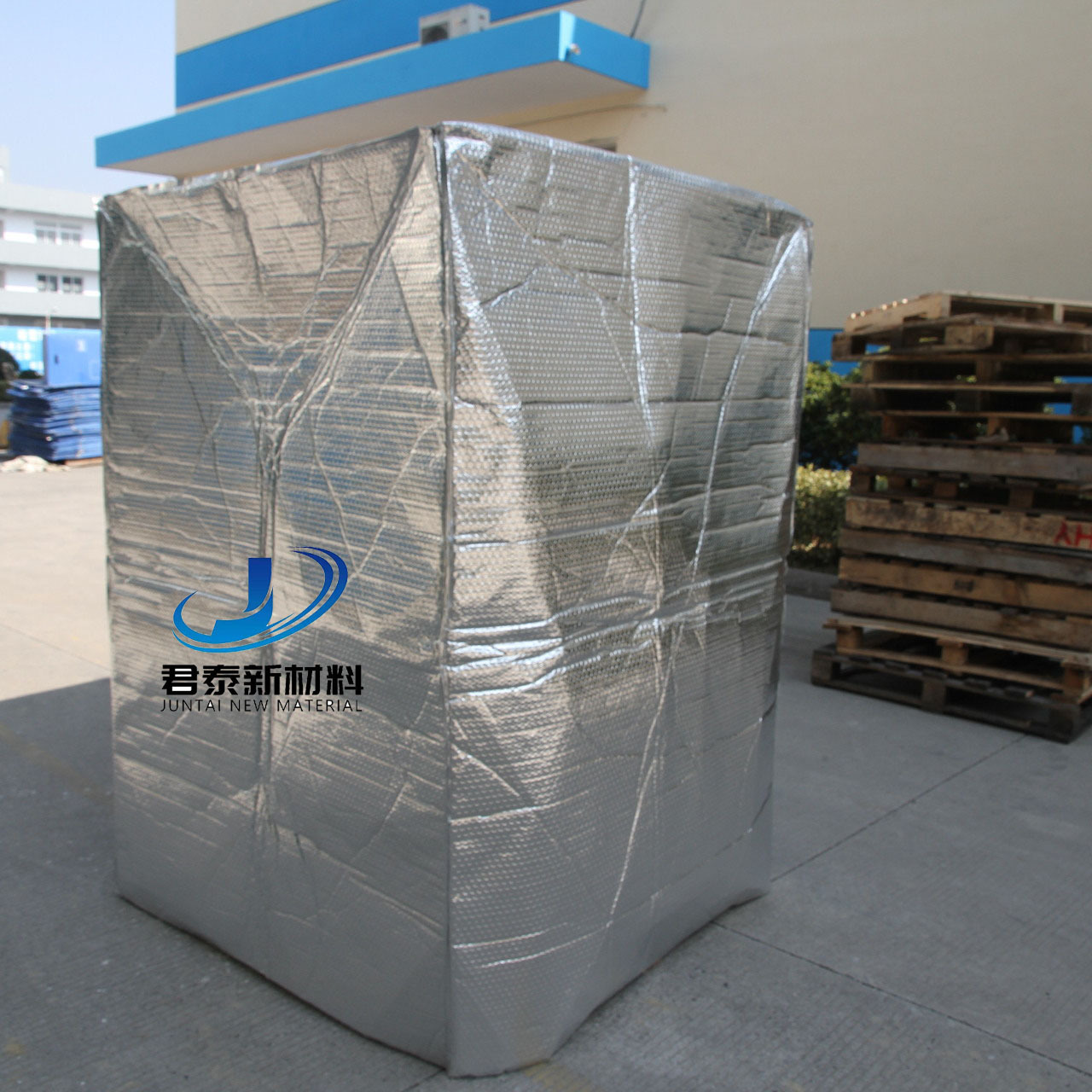 Logistics Transport Pallet Cover, Aluminum Film Bubble Insulation, Heat Insulation and Moisture-Proof Pallet Cover, Heat Insulation Cover, Insulation Cover