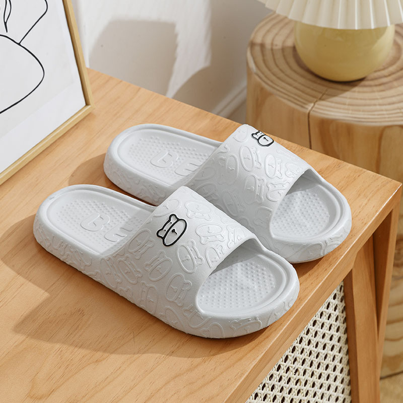 Picture of Sandals for Female Couples to Wear at Home, Cartoon Thick-Soled Non-Slip Bathroom Bathing Slippers for Men, Summer Wholesale Lightweight