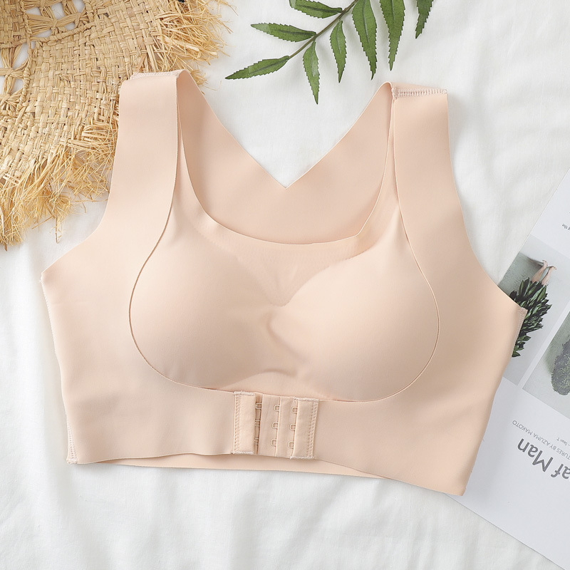 Picture of Foreign trade back best back wrapped chest women's underwear Ice Silk beauty back chest support sports yoga push up vest bra Women's