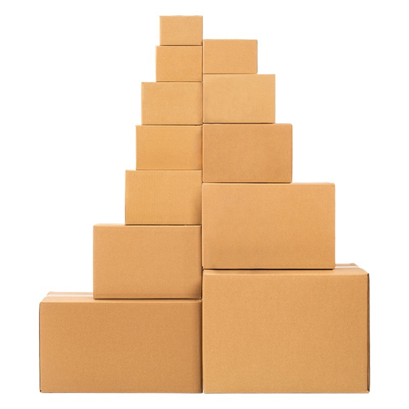 Boxes for Moving, Storage, E-Commerce Packaging, Corrugated Half-Height Postal Express Packaging Cartons, Wholesale, Cross-Border Customization, Reinforced