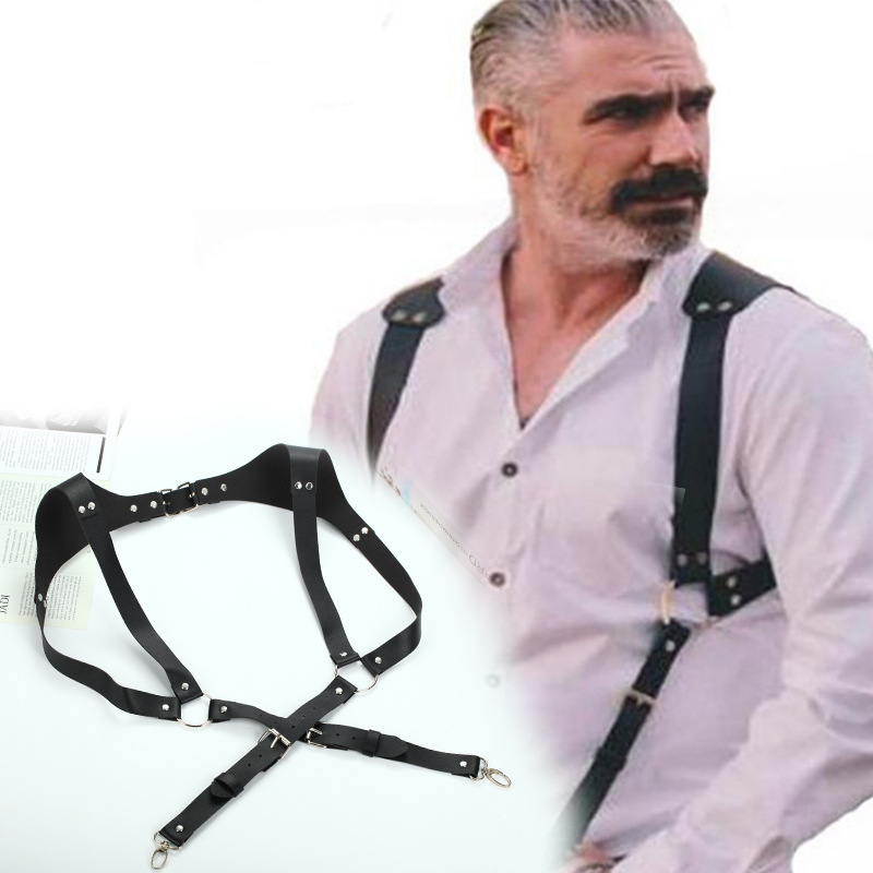 Europe and the United States cross-border new fashion men's strap decorative belt pu leather adjustable British leisure strap wholesale