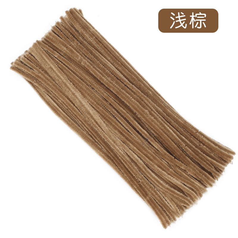 Picture of Children's puzzle twist bar environmental protection color wool wool root plush DIY kindergarten handmade beautiful Labor materials