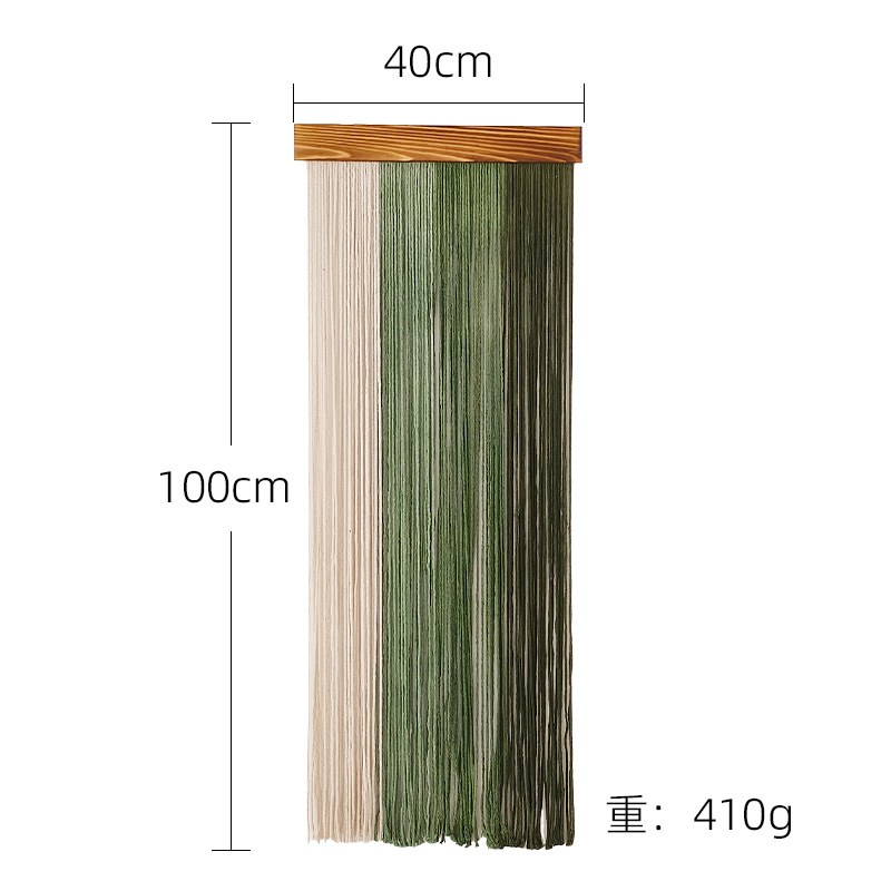 Picture of Cross-Border Tassel Woven Tapestry Bohemian Home Decoration B&B Wall Hanging Wooden Board Ins Style