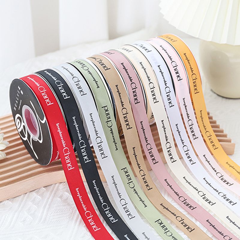 Internet Celebrous Small Fragrant Style Ribbon 2cm Threaded Ribbon Floriculture Packaging Ribbon Bow Flower Belt Gift Belt
