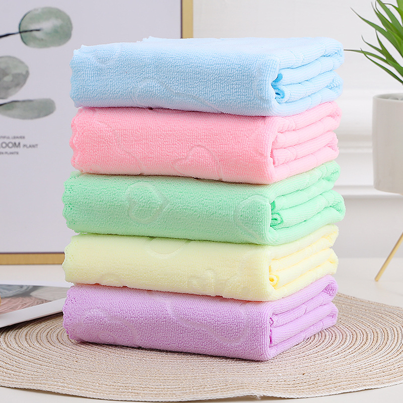 32g colorful towel cleaning gift towel running Jianghu stall gas station does not deform advertising towel