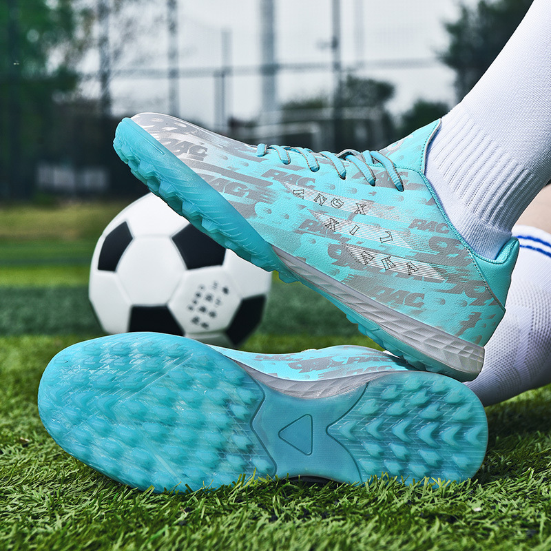 Picture of World Cup Mandarin Duck Primary School Children and Teenagers Broken Nails Spikes Outdoor Spikes School Competition Training Football Shoes