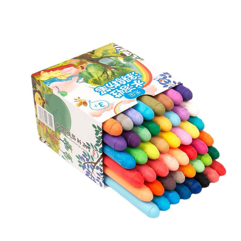 Picture of Ding Dong Children's Dust-free Water Soluble Chalk Baby Graffiti Painting Graffiti Student Household Dust-free Water Soluble Chalk