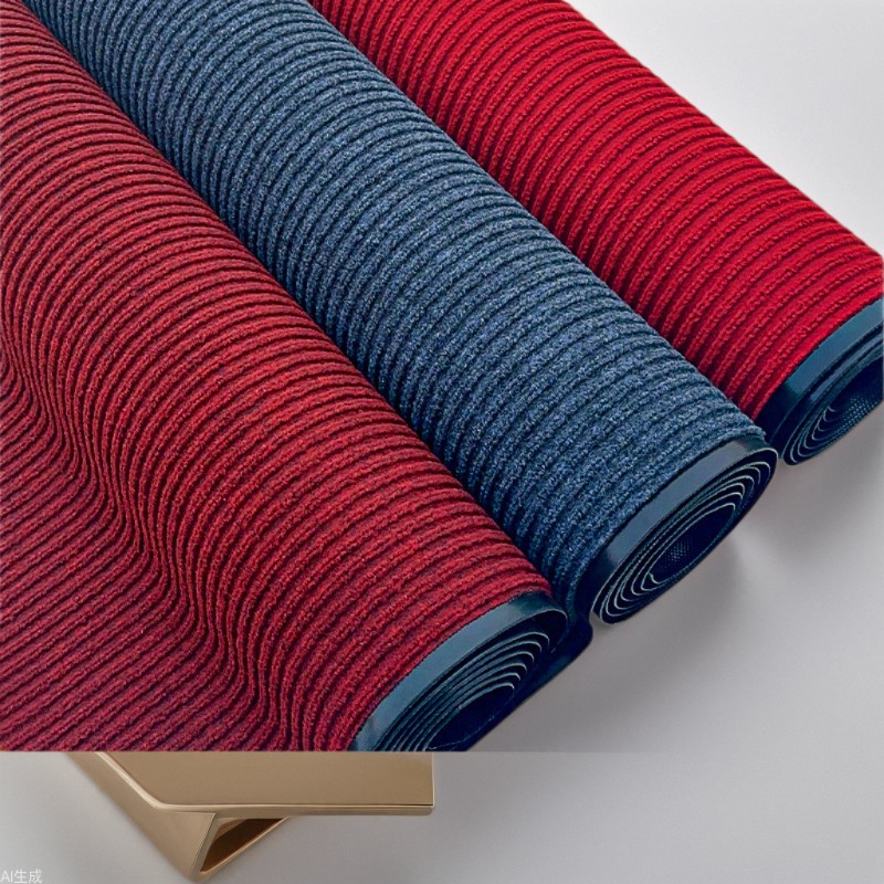 Carpet Spread Double Stripe Non-Slip Door Mat Floor Mat Door Hotel Step Corridor Corridor Commercial Red Carpet Welcome