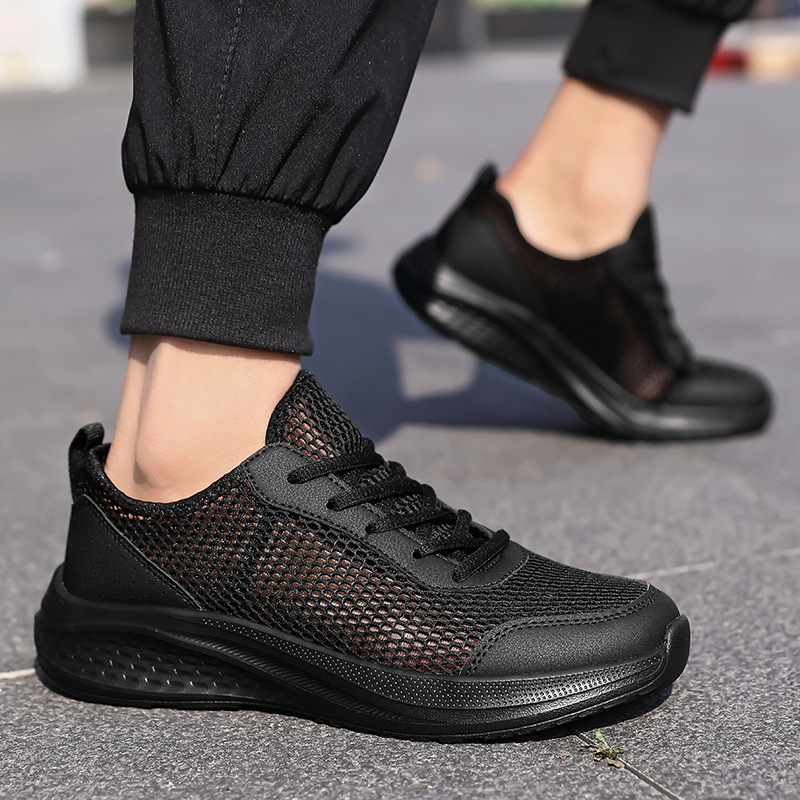 Men's Shoes 47 Summer Cut Out Mesh Shoes Breathable Thin Lightweight Casual Sports Shoes Large Size 48 Travel Running Shoes for Men