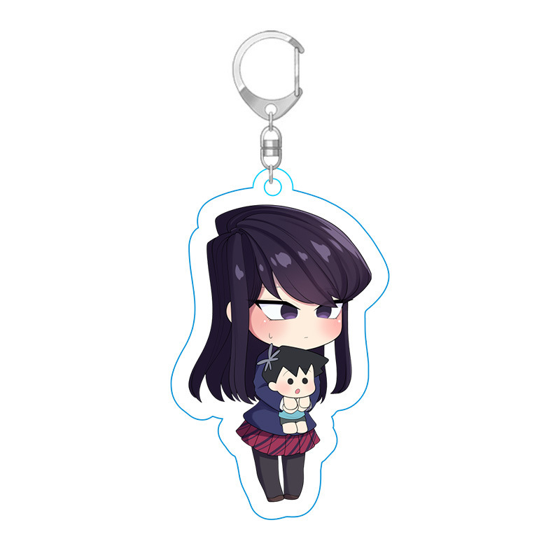 Picture of Ancient students have communication disorders animation surrounding only wild people key chain acrylic key chain hanging