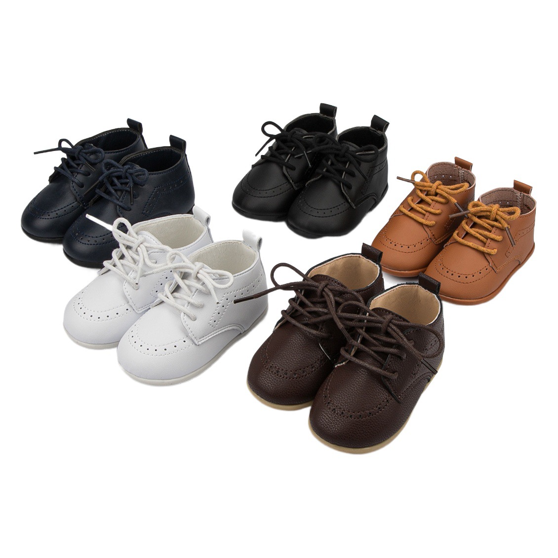 Cross-Border New Children's Shoes, Small Leather Shoes, Soft Soles, Non-Slip Baby Shoes, Toddler Shoes, Baby Shoes