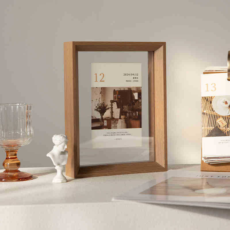 Picture of Polaroid Photo Frame Small Card Display Frame Postcard Photo DIY Table Concert Ticket Collection Frame Storage