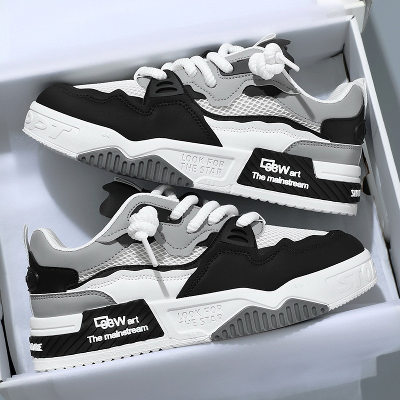 2025 plus size Cross-border Foreign Trade Special New Men's Shoes Four Seasons Fashion Joker Soft Bottom White Shoes