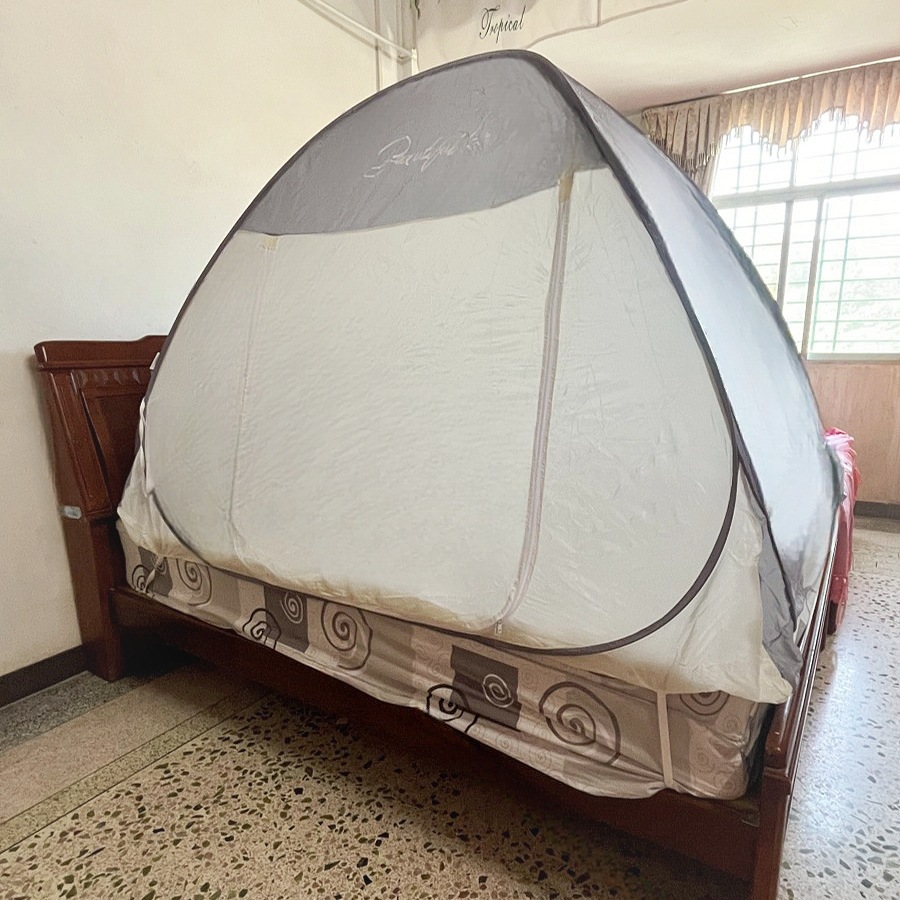 Windproof Warm Mosquito Net Installation-free Tent Park Outdoor Camping Shading Household Double 1.5/1.8m Yurt