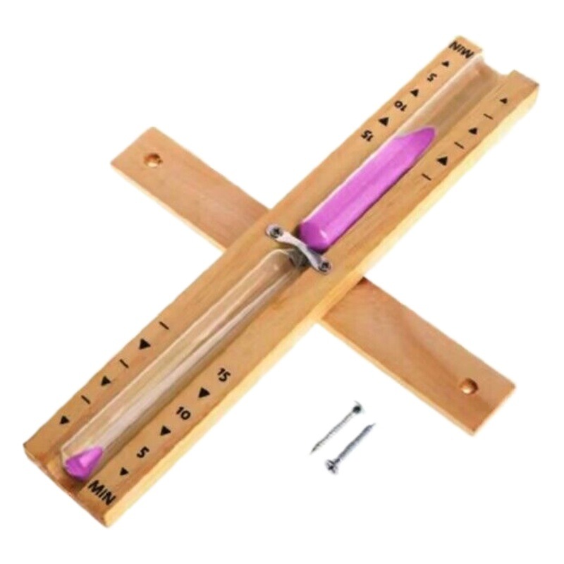 6 Color sauna hourglass rotating 15 minutes timer Wooden hourglass cross-border supply