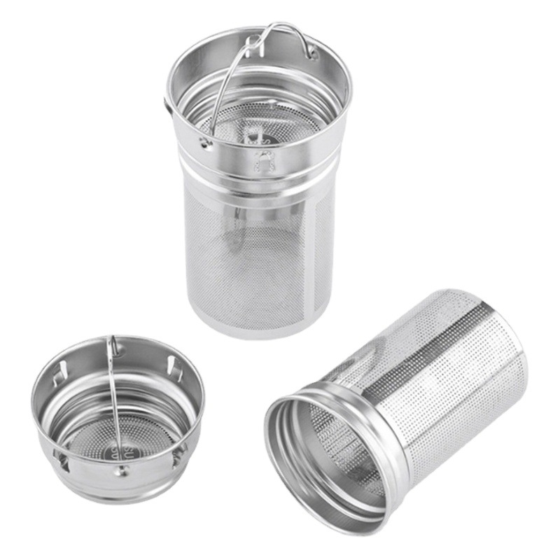 304 stainless steel tea filter tea drain tea partition accessories glass thermos cup tea separation bin filter cup tea net