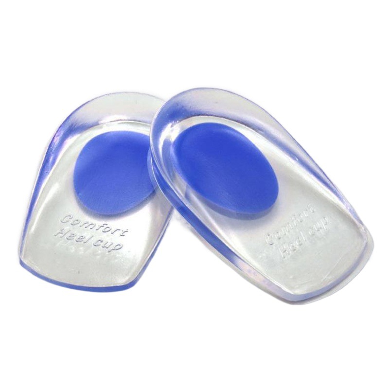 Silicone Heel Pad Transparent Sports Gel Pad U-Shaped Heel Pad Pu Half Size Heel Pad Half Size Heel Pad