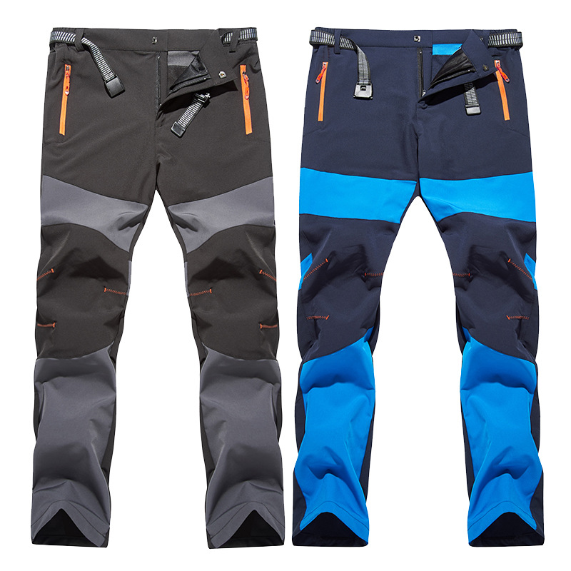 Picture of New Quick-drying Pants Men's Summer Outdoor Sports Spring and Autumn Thin Rush Pants Elastic Breathable Loose Large Size Mountaineering Pants