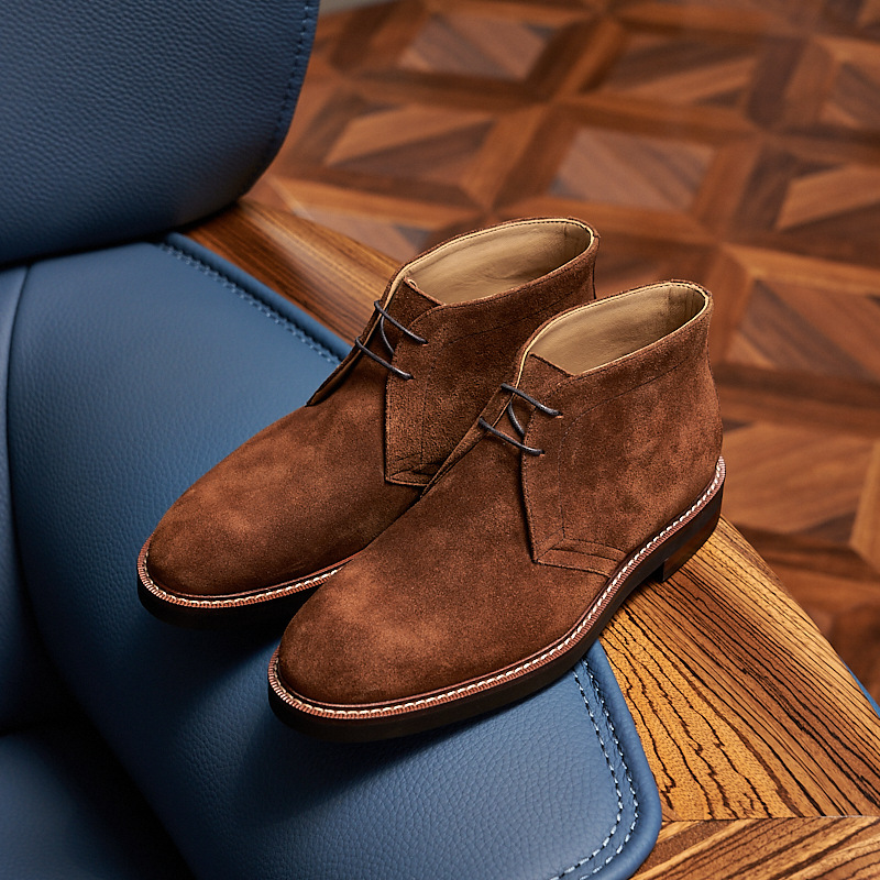 plus size wholesale handmade suede desert boots men's low-top business martin boots lace-up leather shoes velvet short boots winter