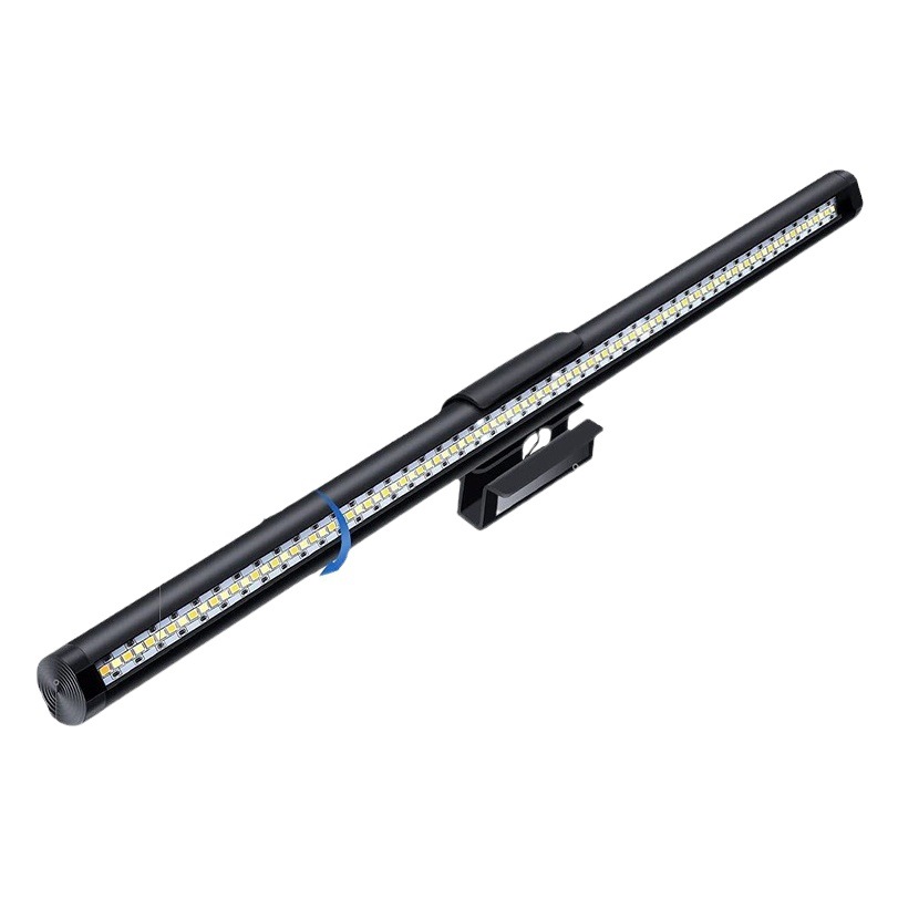 Led display hanging lamp double color temperature touch dimming eye protection anti-blue light asymmetric computer screen light USB