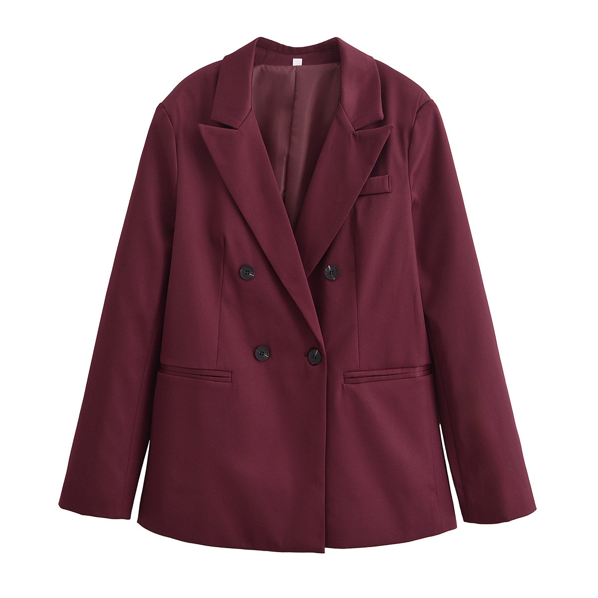 Picture of ZA cross-border women's clothing wholesale double-breasted suit jacket high waist casual pants suit 1232584 1214614