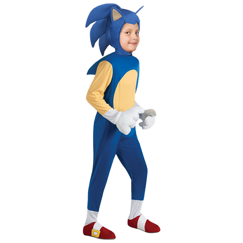 Picture of Halloween Sonic Costume Children's Cosplay Cospla Super Sonic Mouse Costume Hedgehog Sonic Kid Clothes
