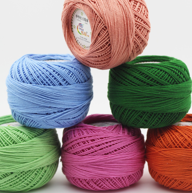 Picture of 3 # Size Lace Thread Crochet Wool Crochet Thread Crochet Thread Cotton Thread Coaster Thread Spring and Summer Wool