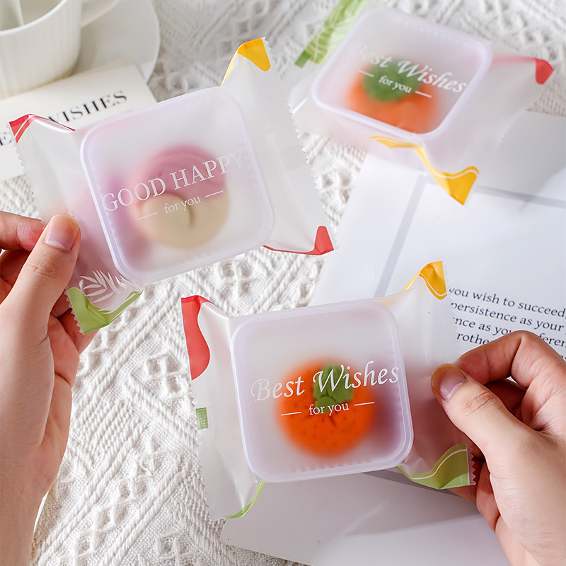 2025 New Mid-Autumn Mooncake Packaging Bag 50g 100g Ice Skin Egg Yolk Crisp Machine Sealing Bag Wholesale