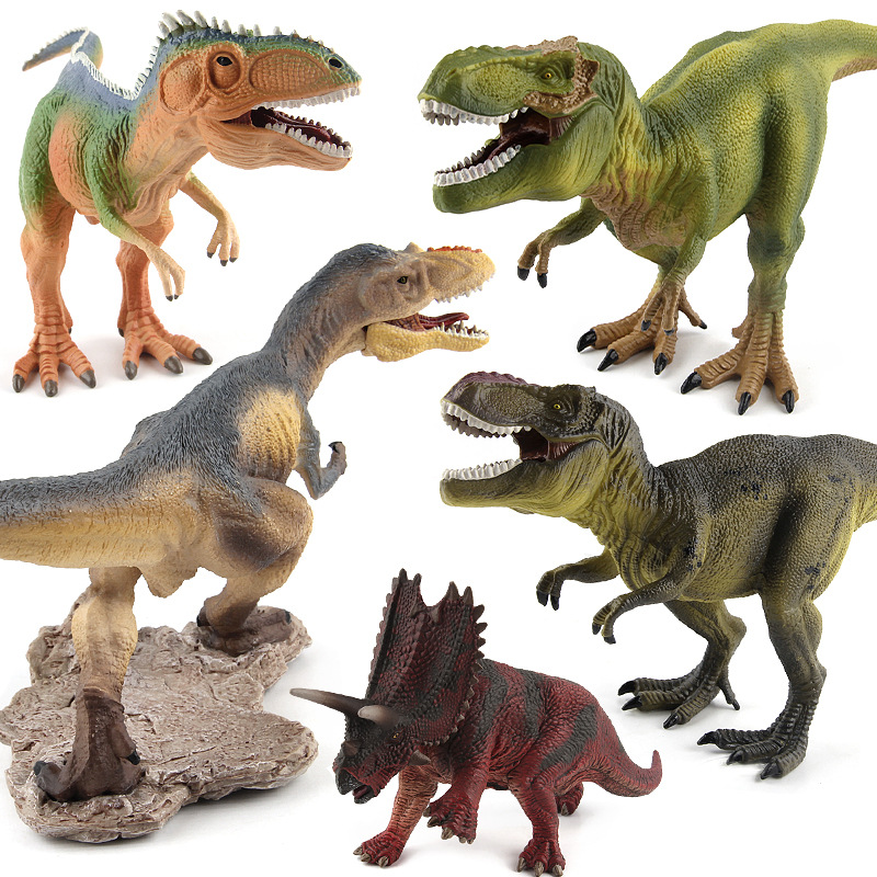 Picture of Small single superior cross-border classic simulation dinosaur model toy Rex Storm King Dragon feather King Dragon Pentagon ornaments