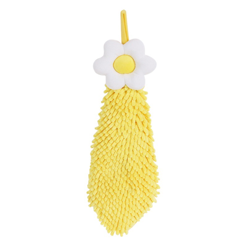 Egg flower hanging chenille towel leisure house household children's creative hand towel wholesale