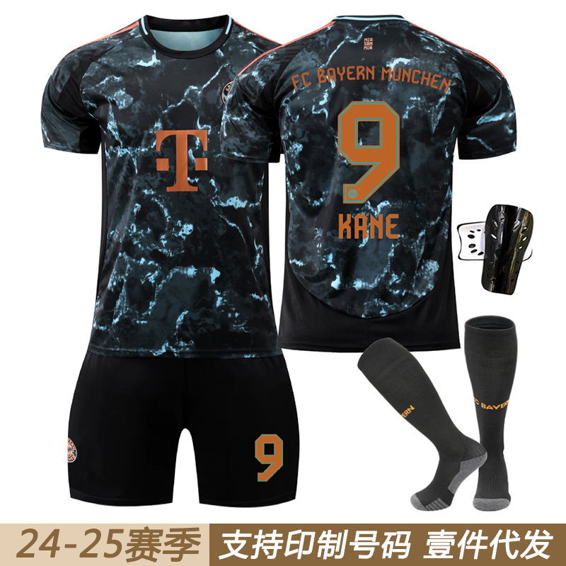 2425 Bayern away football uniforms suit 9 Kane 10 Sane 25 Muller 3 Jin meizai wholesale cross-border jerseys