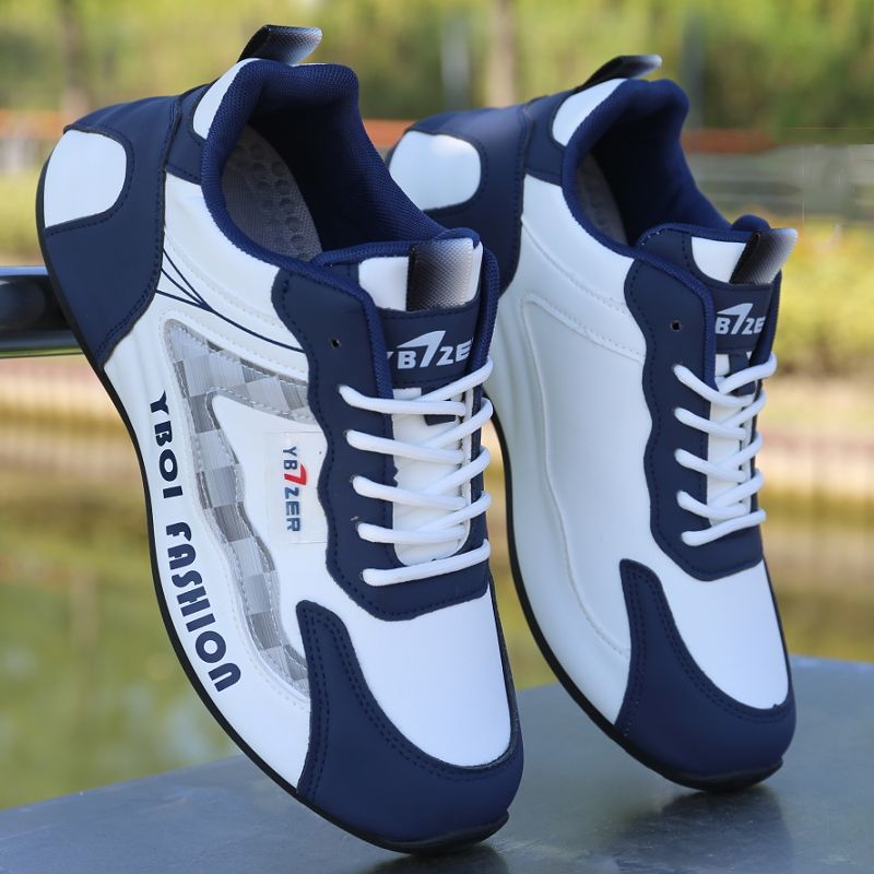 High-grade Men's Shoes Autumn Leather Waterproof sneaker Teenager Lightweight All-match Torre Casual Shoes Student Running Shoes