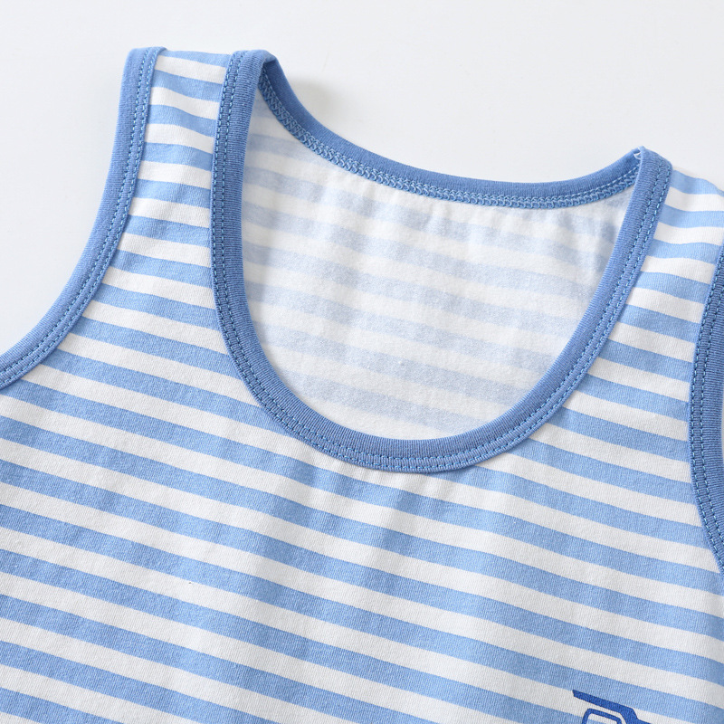 Picture of Summer New Children's Vest Pure Cotton Lycra Thin Top Boys' Girls' Baby Children's Wear Inner Base Vest