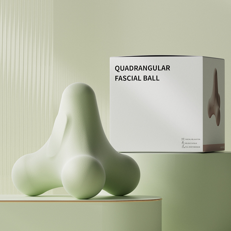Picture of Four-Corner Fascia Ball, Foot Ball, Massage Shoulder, Neck, Waist and Hand Muscle, Lactic Acid Exercise, Relaxation Yoga Meridian Fitness Ball