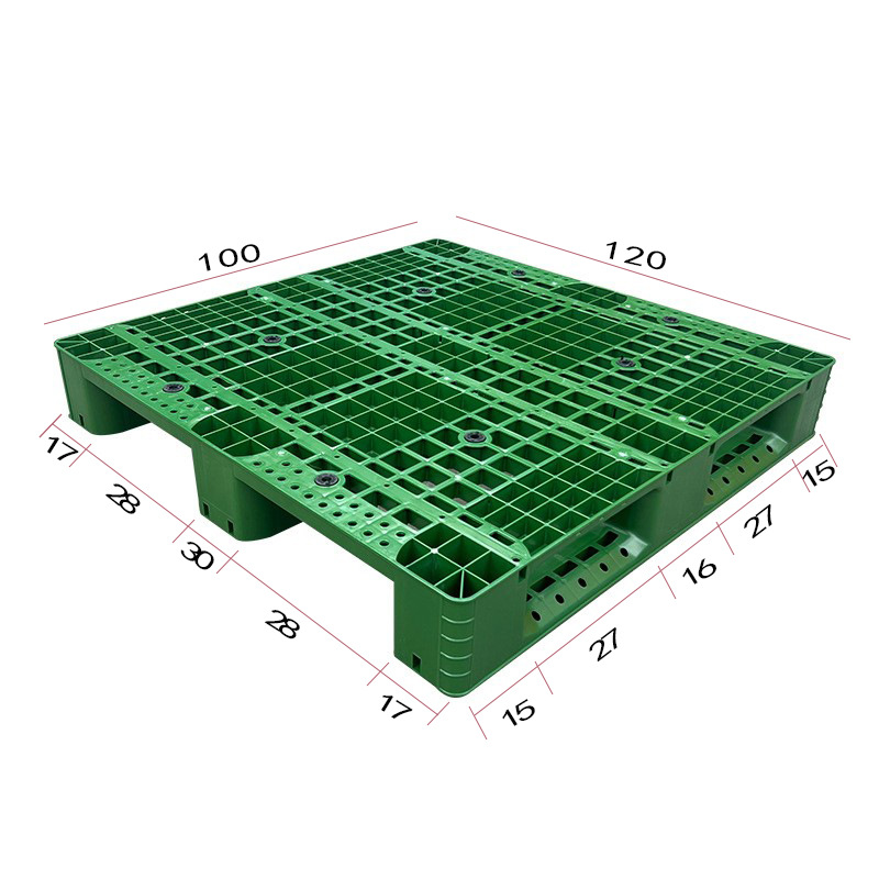 Picture of Large Size 1812 Grids Sichuan Forklift Plastic Pallet Heavy-Duty Stereo Library Shelf Bottom Bracket Military Green