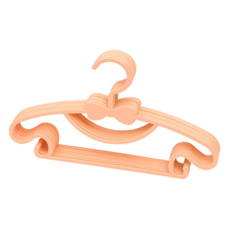 Children's Hanger Plastic Children's Hanger Household Baby's Hanger Thickened Drying Hanger Baby's Bow Hanger