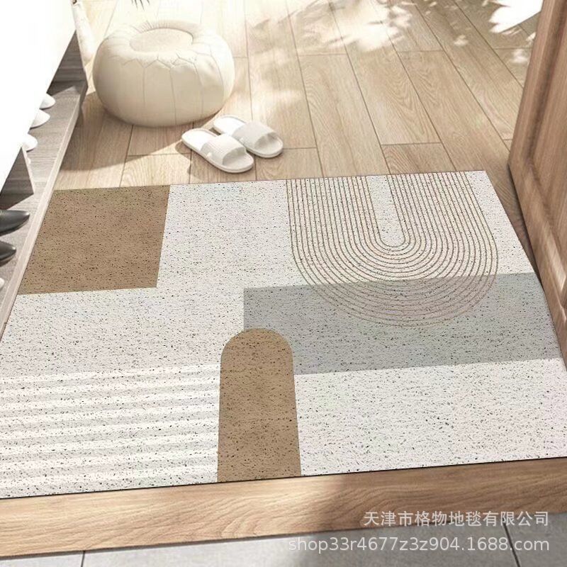 Silk ring Nordic ins entrance door mat living room entrance non-slip foot mat silk ring entrance entrance entrance carpet mat