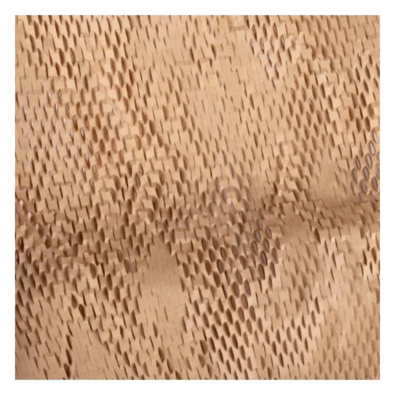 Honeycomb mesh paper honeycomb Kraft wrapping paper e-commerce logistics packaging mesh paper buffer shock absorption single roll material