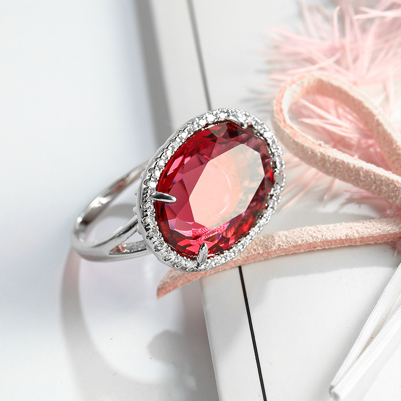 Cross-border AliExpress new ring Europe and the United States foreign trade explosions zircon jewelry wholesale creative open ring ring women's jewelry